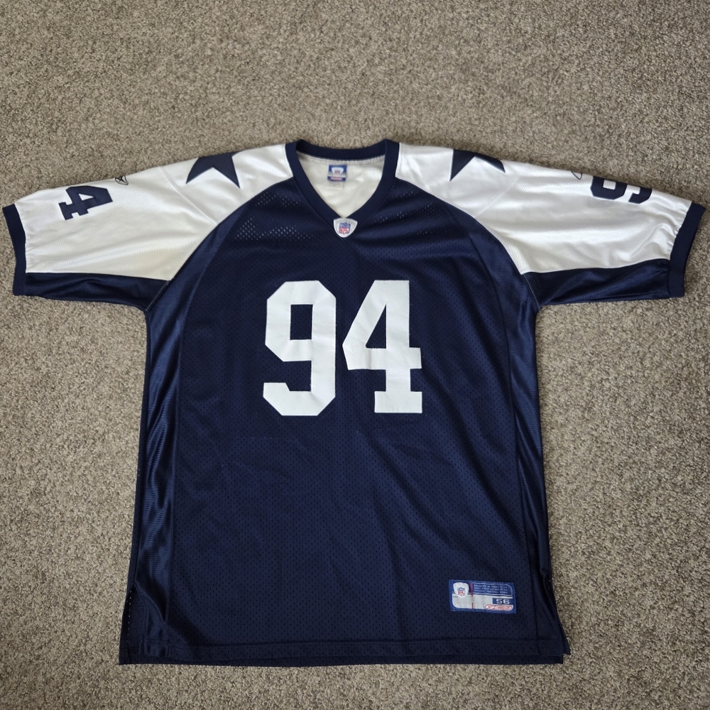 Vtg Dallas Cowboys Jersey Mens Sz 56 DeMarcus Ware #94 Reebok Stitched NFL - Picture 2 of 16